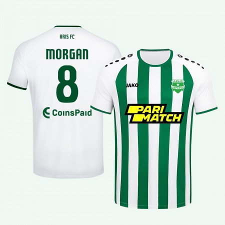 Aris Limassol FC Jersey 2022-23 with Morgan 8 printing