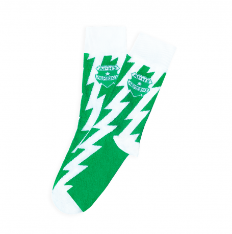 Lightning pattern socks