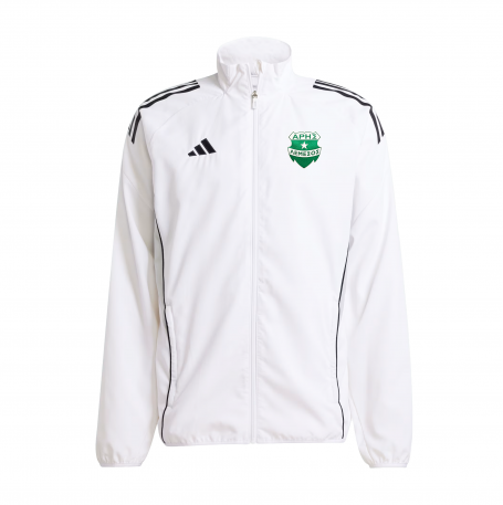 Aris FC Adidas Tiro 25 Предматчевая Куртка , Белая
