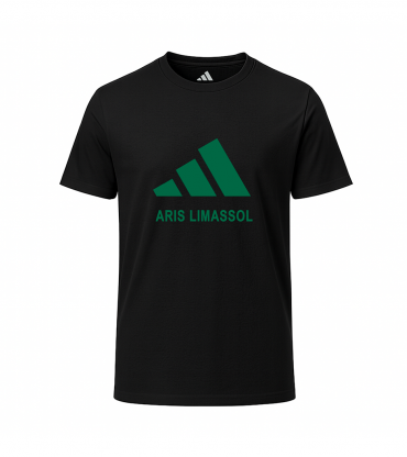 Μαύρο μπλουζάκι Aris FC Adidas 2025/26 Μαύρο μπλουζάκι Aris FC Adidas 2025/26