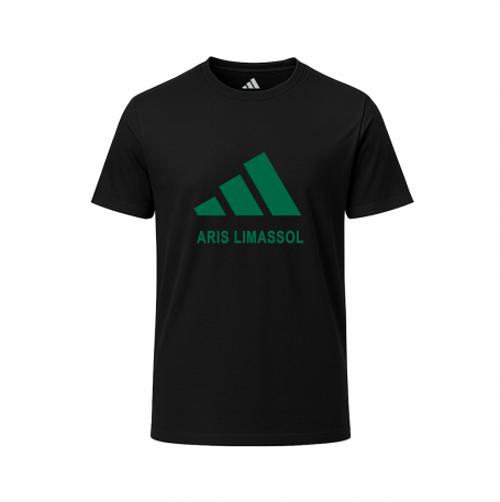 Μαύρο μπλουζάκι Aris FC Adidas 2025/26