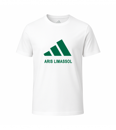 Λευκό μπλουζάκι Aris FC Adidas 2025/26 Λευκό μπλουζάκι Aris FC Adidas 2025/26