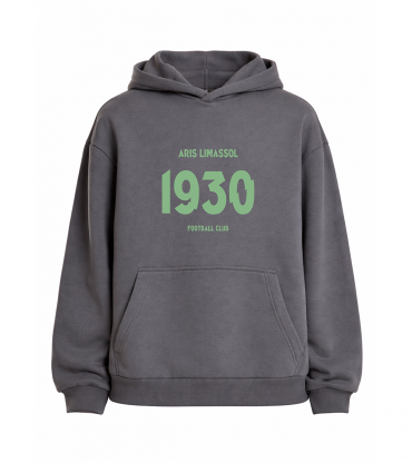 Aris Limassol 1930 Fluffy Grey Hoodie