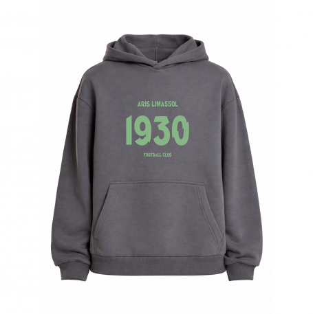 Aris Limassol 1930 Fluffy Grey Hoodie