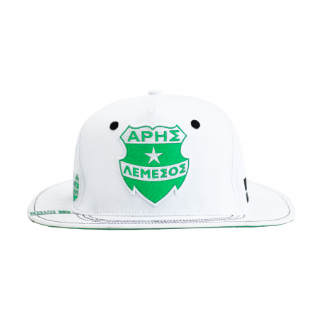  BRIMBACK x ArisFC (Full brim baseball cap)White