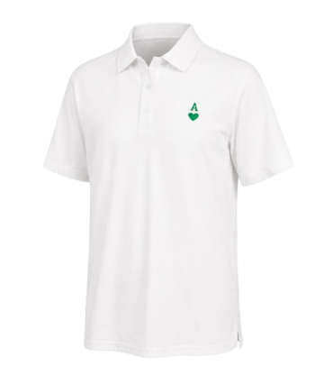 Λευκό Polo — Έμβλημα Καρδιάς