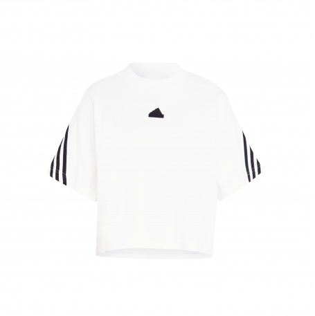 Adidas Women White T-shirt