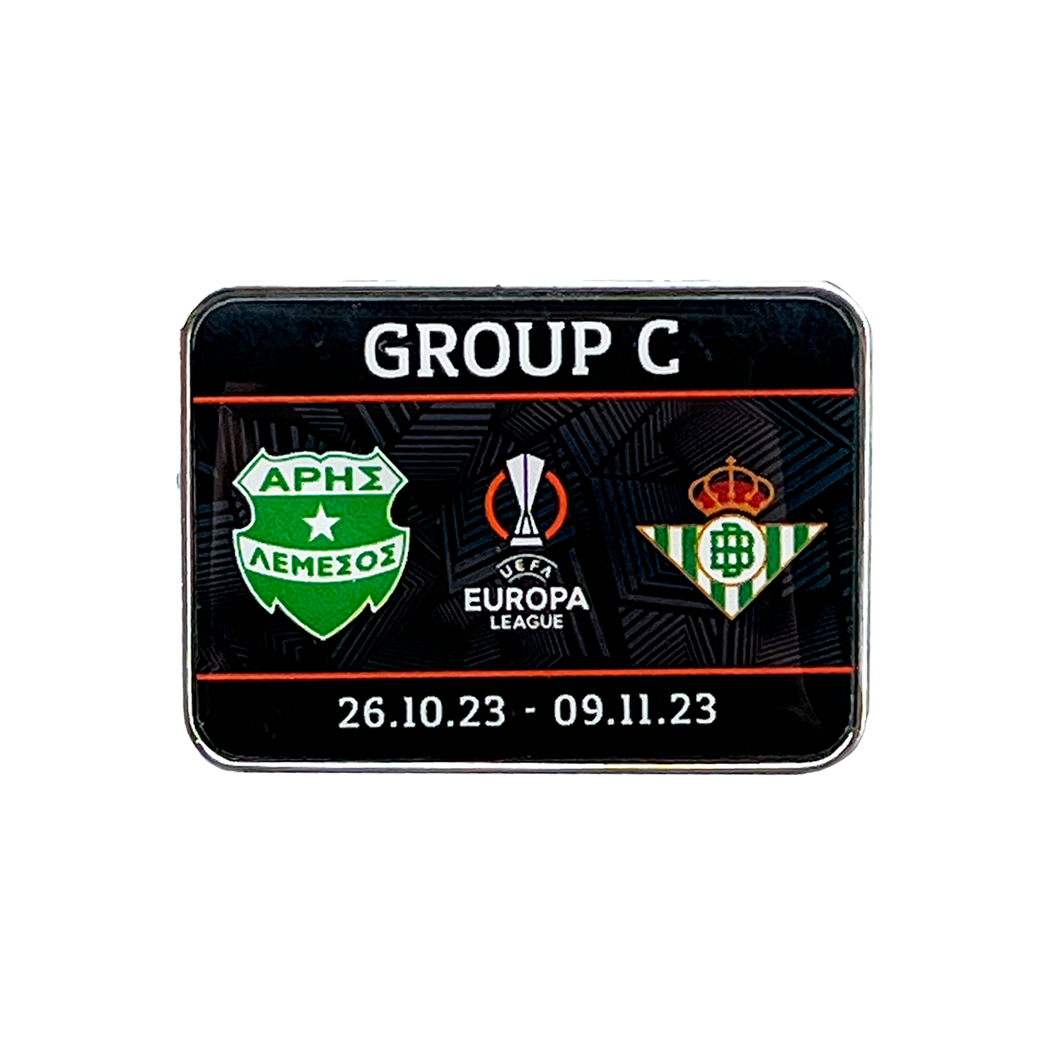  Aris FC -Real Betis Balompié Europa League Pin