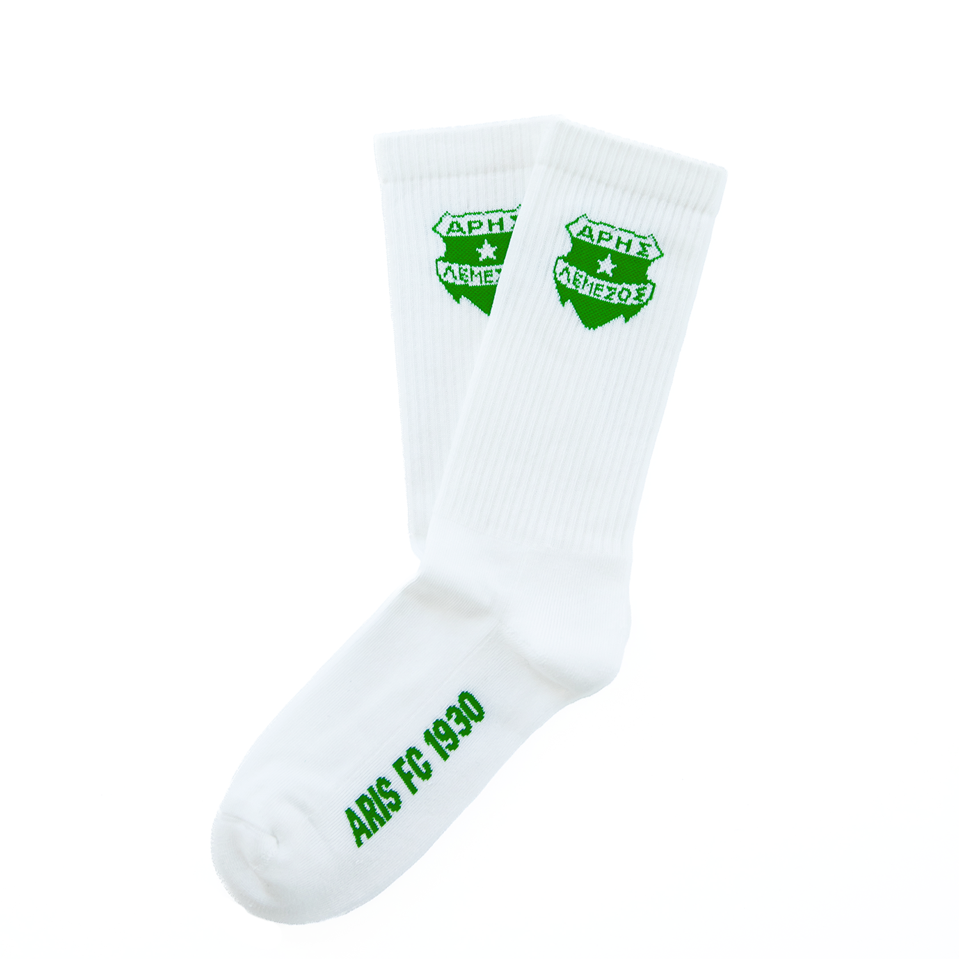 Aris FC White Socks With Logo